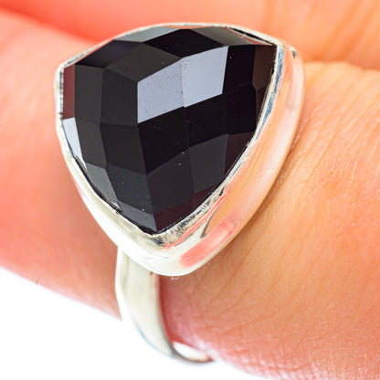 Black Onyx Rings handcrafted by Ana Silver Co - RING53103