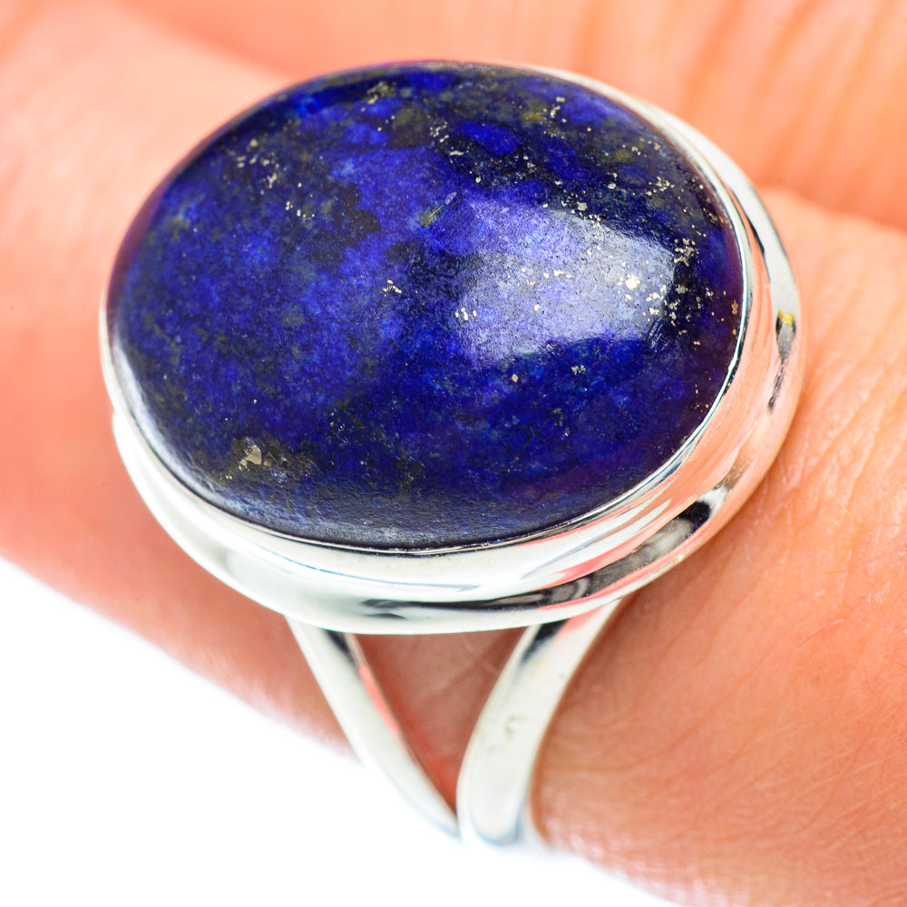 Lapis Lazuli Rings handcrafted by Ana Silver Co - RING53110