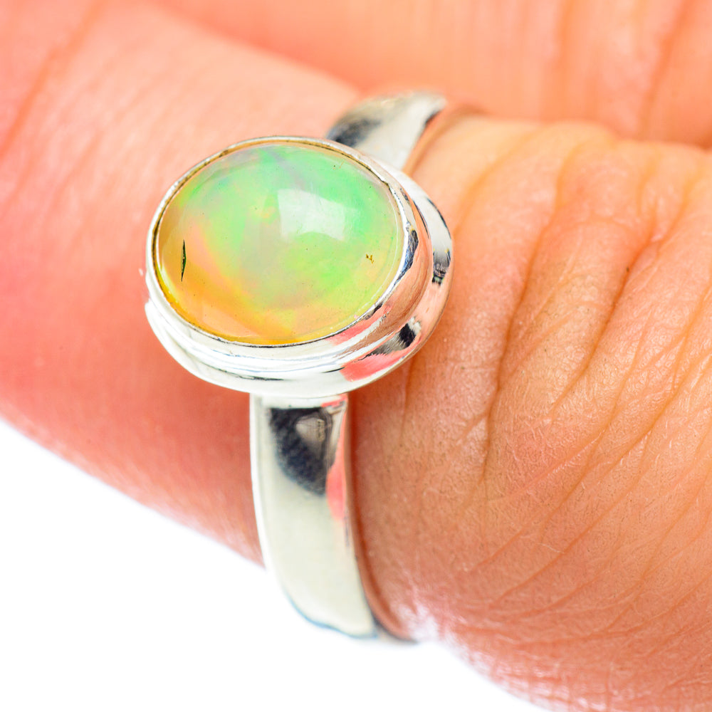 Ethiopian Opal Rings handcrafted by Ana Silver Co - RING53139