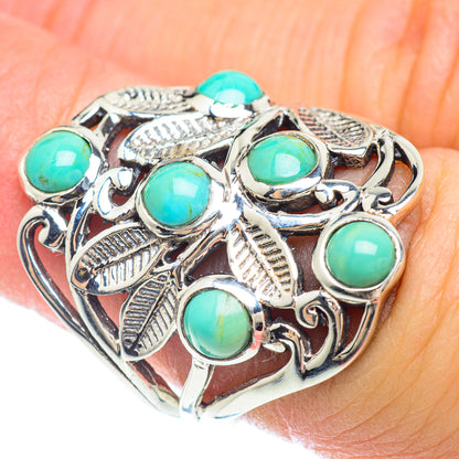 Tibetan Turquoise Rings handcrafted by Ana Silver Co - RING53142