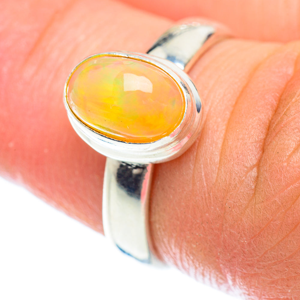 Ethiopian Opal Rings handcrafted by Ana Silver Co - RING53170