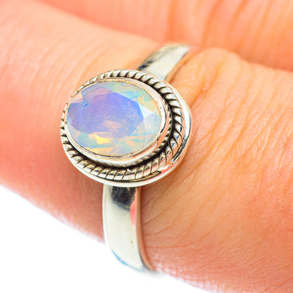Ethiopian Opal Rings handcrafted by Ana Silver Co - RING53171
