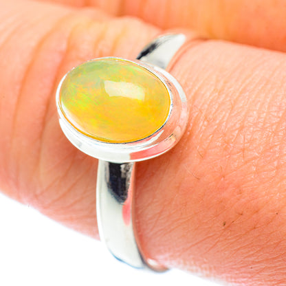 Ethiopian Opal Rings handcrafted by Ana Silver Co - RING53257