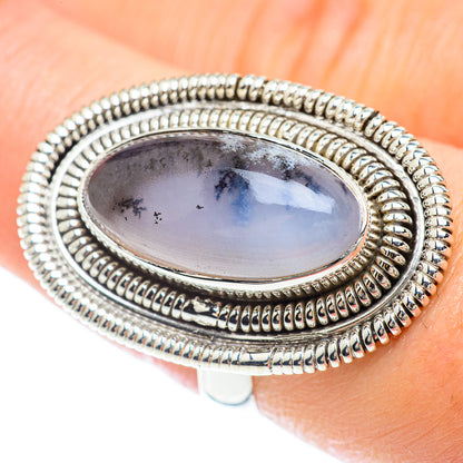 Dendritic Opal Rings handcrafted by Ana Silver Co - RING53307