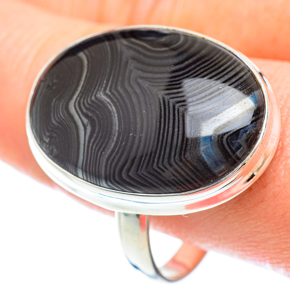 Psilomelane Rings handcrafted by Ana Silver Co - RING53310