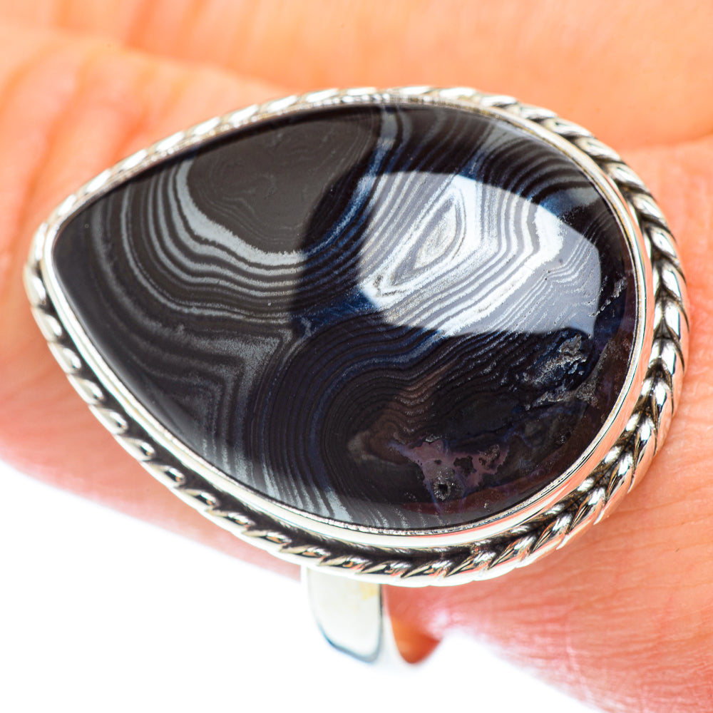 Psilomelane Rings handcrafted by Ana Silver Co - RING53315