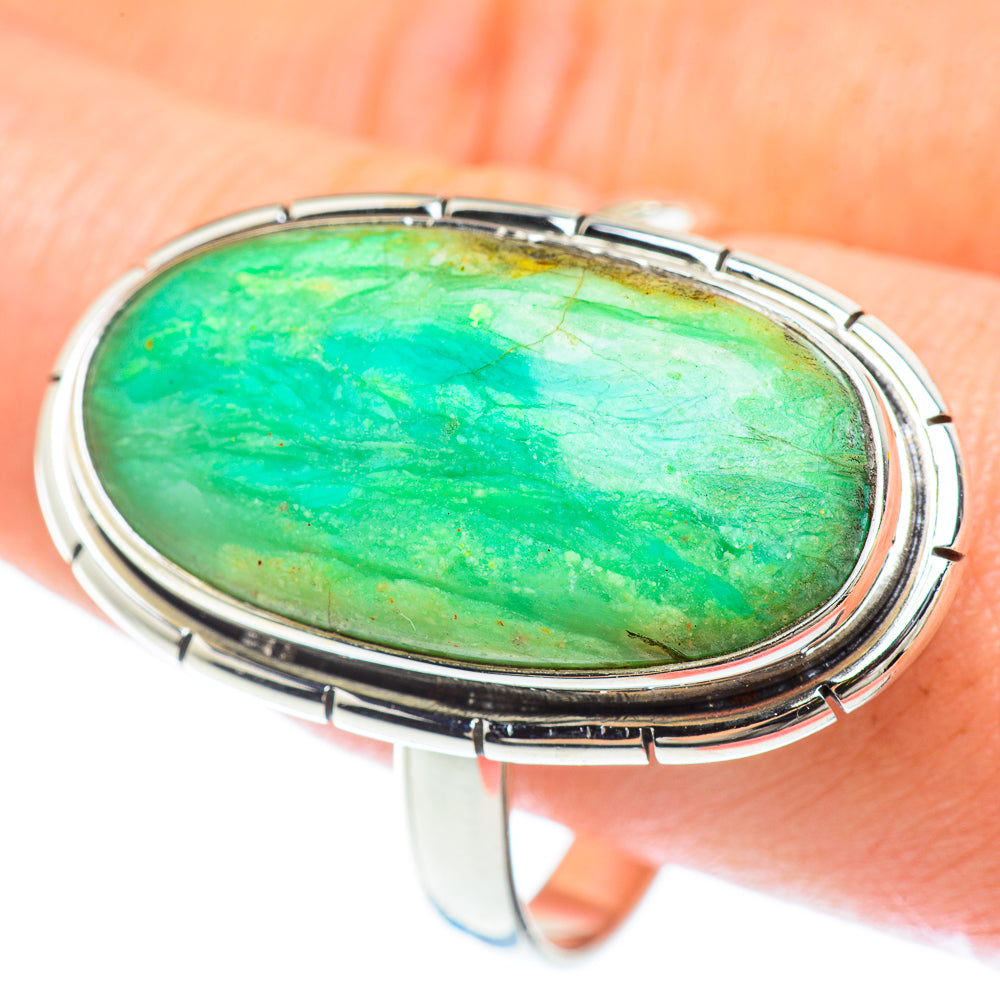Amazonite Rings handcrafted by Ana Silver Co - RING53326