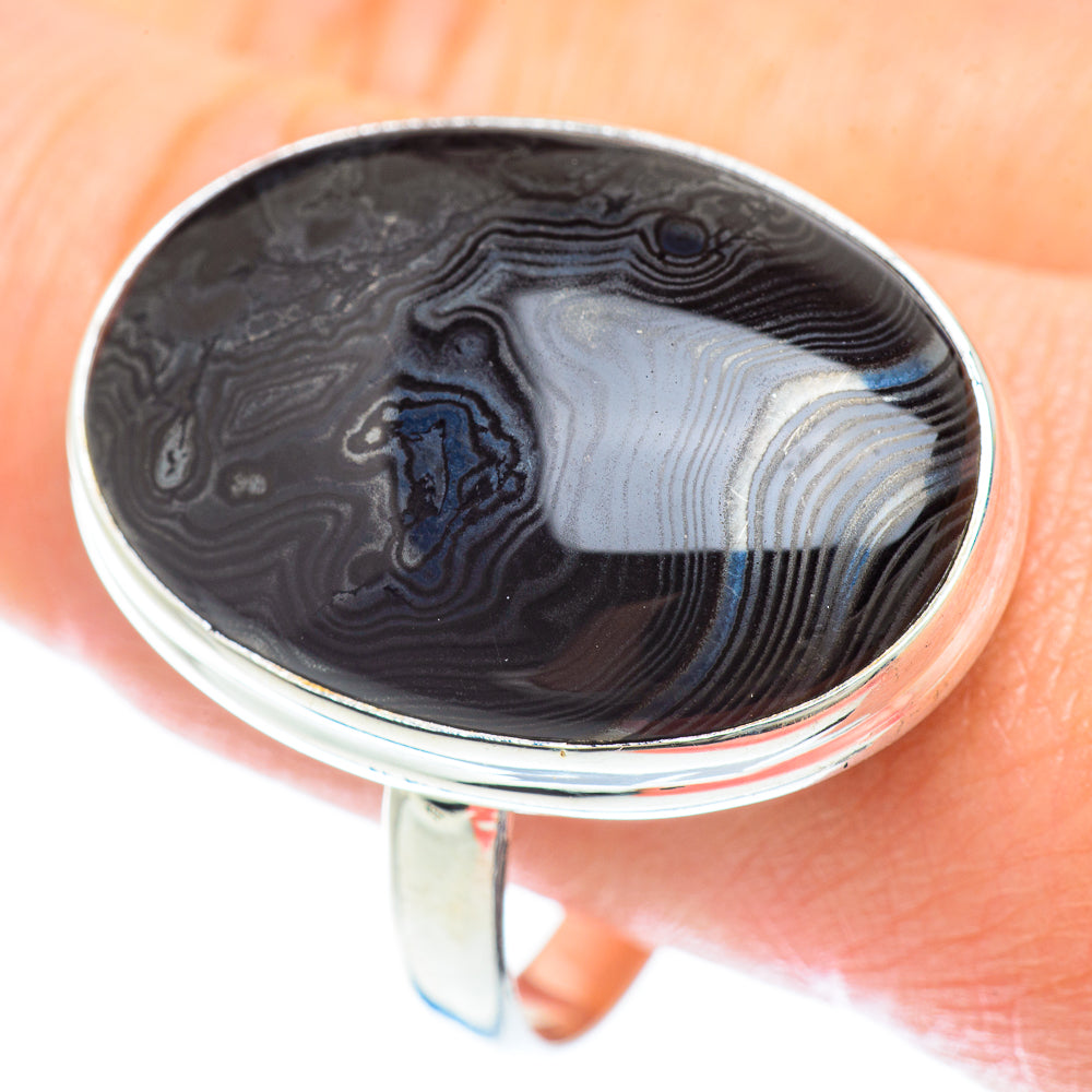 Psilomelane Rings handcrafted by Ana Silver Co - RING53344