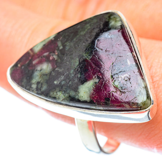 Russian Eudialyte Rings handcrafted by Ana Silver Co - RING53355
