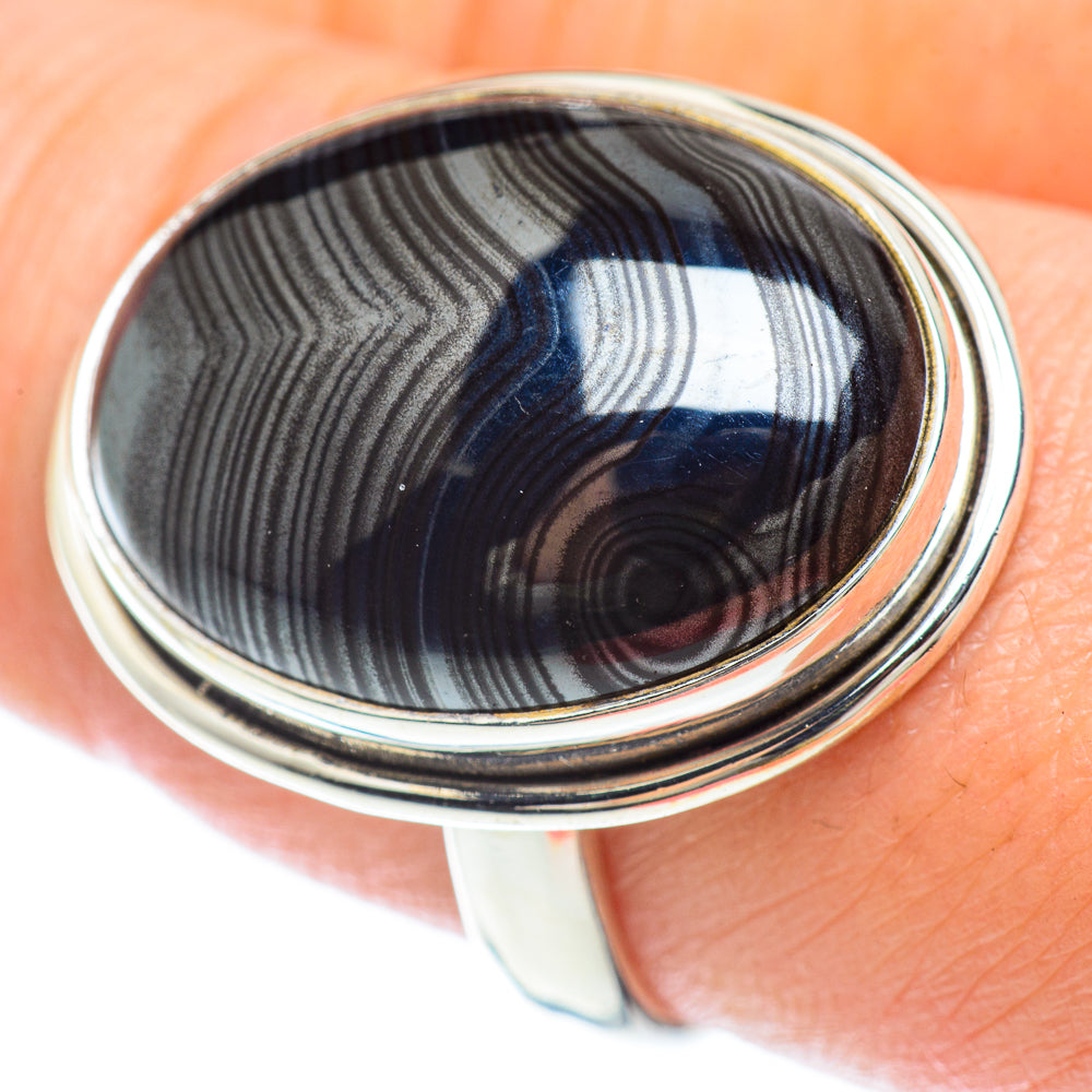 Psilomelane Rings handcrafted by Ana Silver Co - RING53379