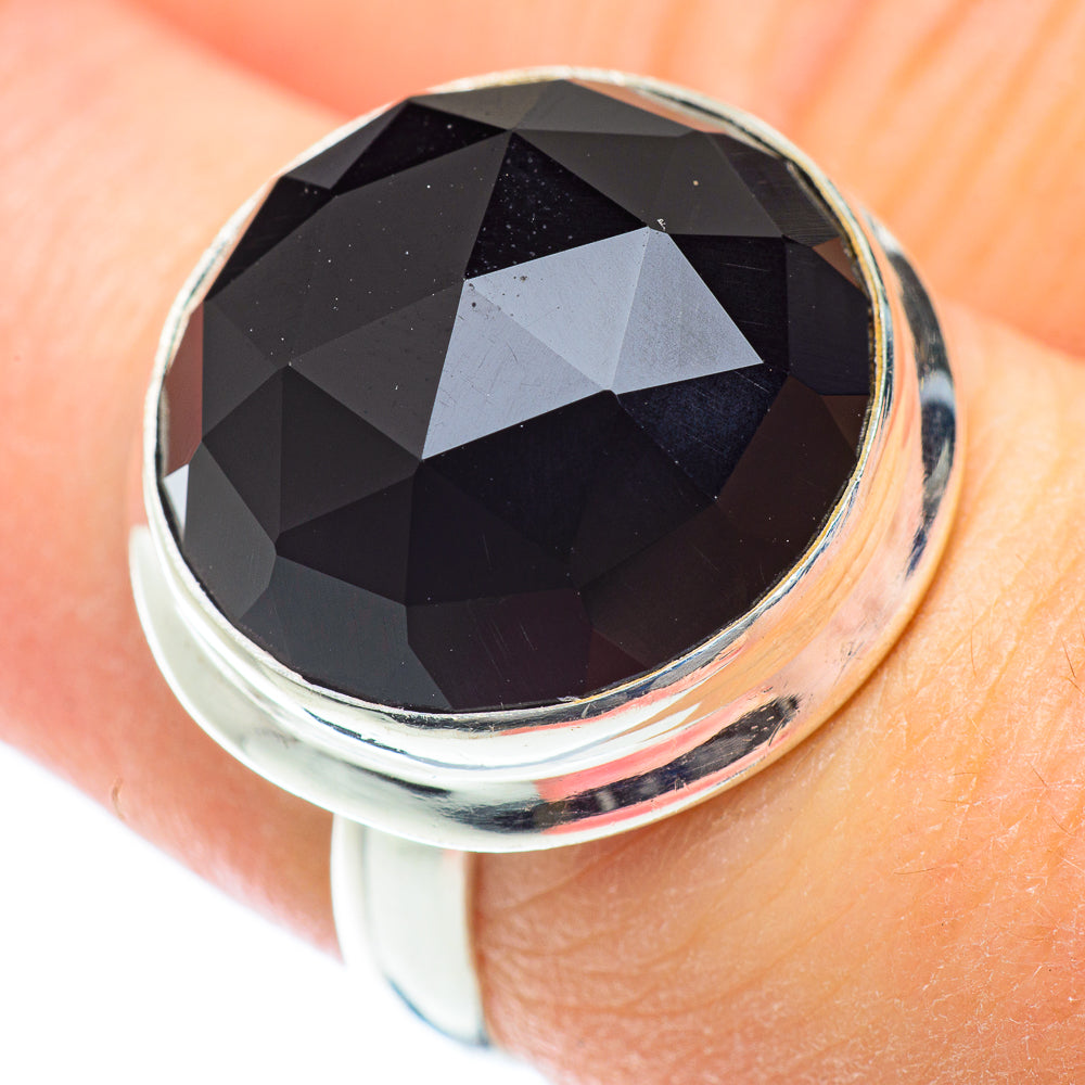 Black Onyx Rings handcrafted by Ana Silver Co - RING53404