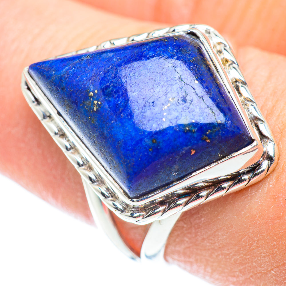 Lapis Lazuli Rings handcrafted by Ana Silver Co - RING53422