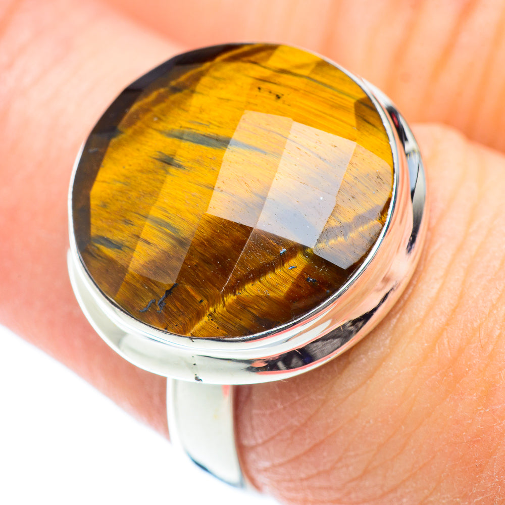 Tiger Eye Rings handcrafted by Ana Silver Co - RING53427