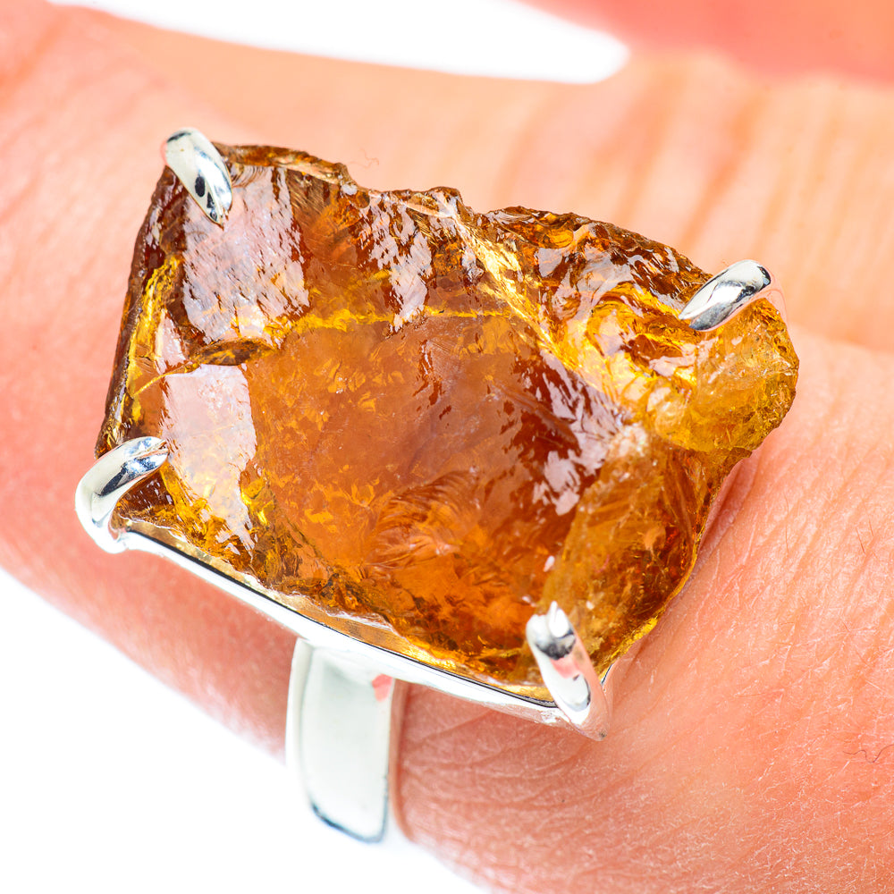 Citrine Rings handcrafted by Ana Silver Co - RING53429
