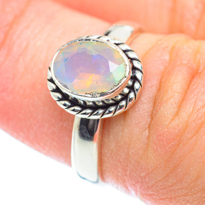 Ethiopian Opal Rings handcrafted by Ana Silver Co - RING53439