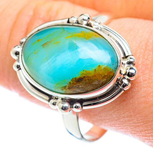 Peruvian Opal Rings handcrafted by Ana Silver Co - RING53448