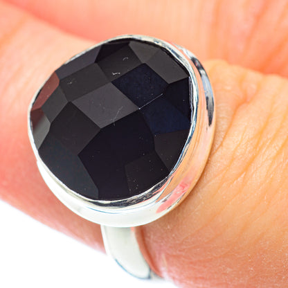 Black Onyx Rings handcrafted by Ana Silver Co - RING53459