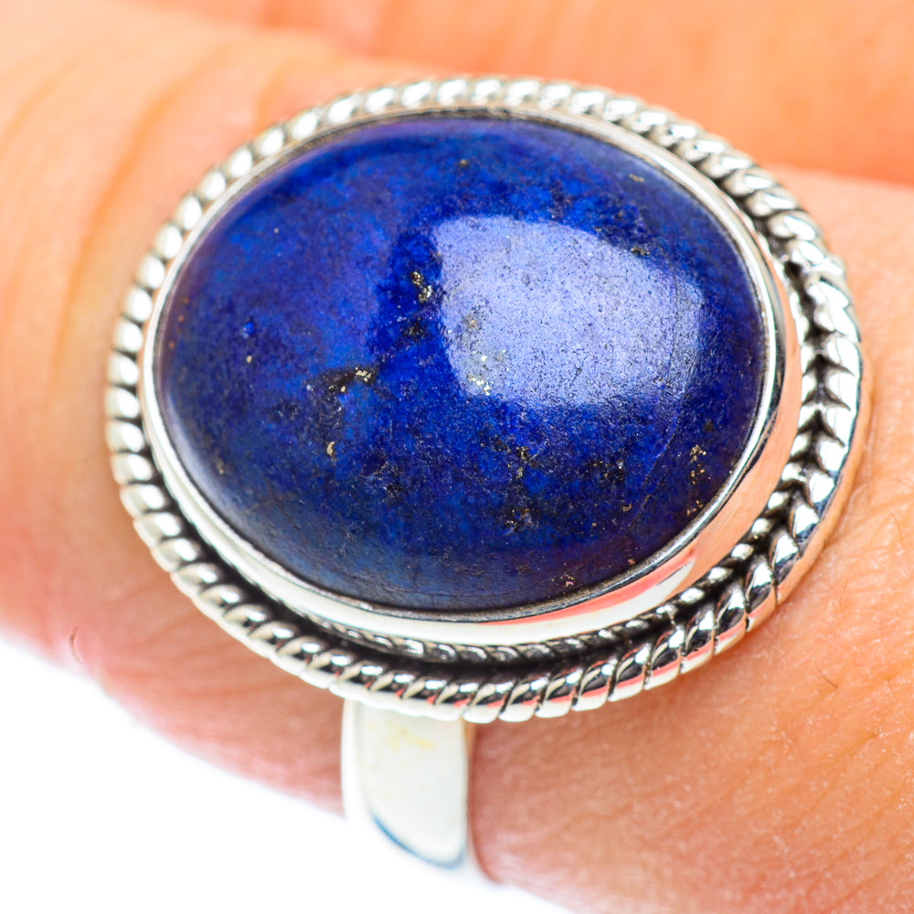 Lapis Lazuli Rings handcrafted by Ana Silver Co - RING53468
