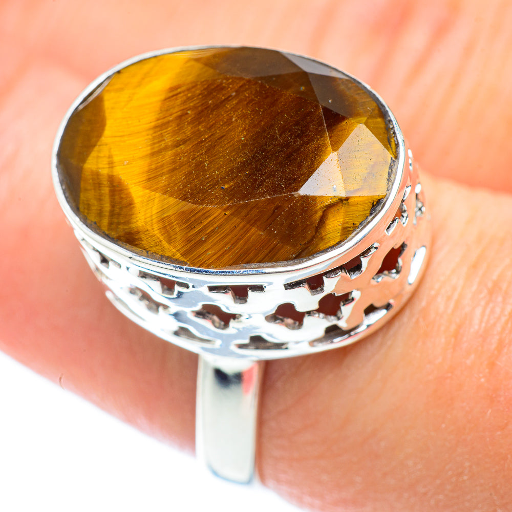 Tiger Eye Rings handcrafted by Ana Silver Co - RING53478