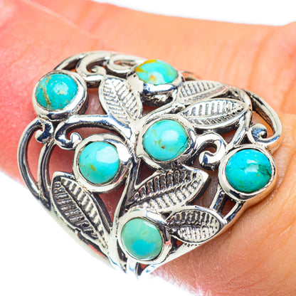 Tibetan Turquoise Rings handcrafted by Ana Silver Co - RING53494