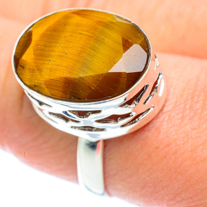 Tiger Eye Rings handcrafted by Ana Silver Co - RING53501