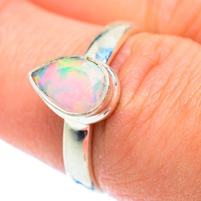Ethiopian Opal Rings handcrafted by Ana Silver Co - RING53507