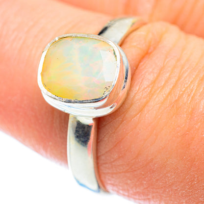 Ethiopian Opal Rings handcrafted by Ana Silver Co - RING53509