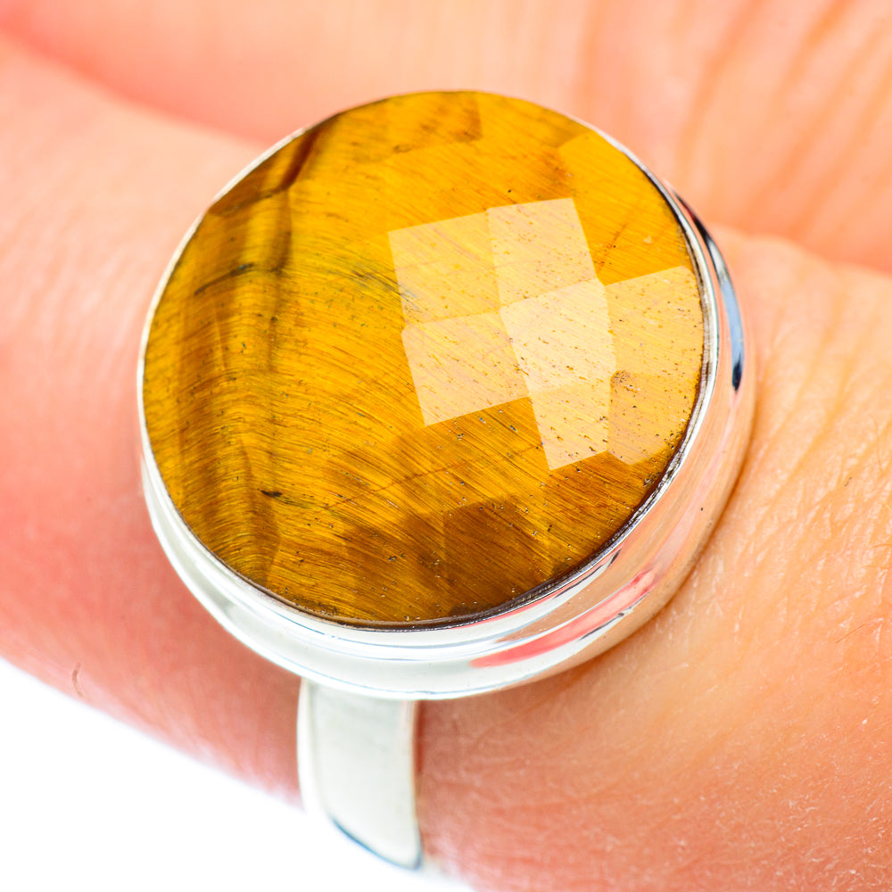 Tiger Eye Rings handcrafted by Ana Silver Co - RING53522