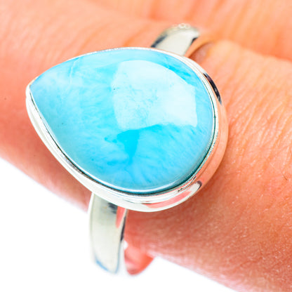 Larimar Rings handcrafted by Ana Silver Co - RING53534