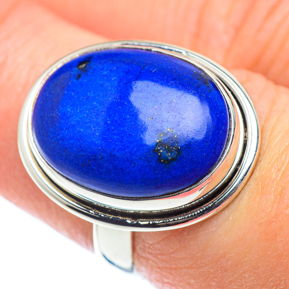 Lapis Lazuli Rings handcrafted by Ana Silver Co - RING53562
