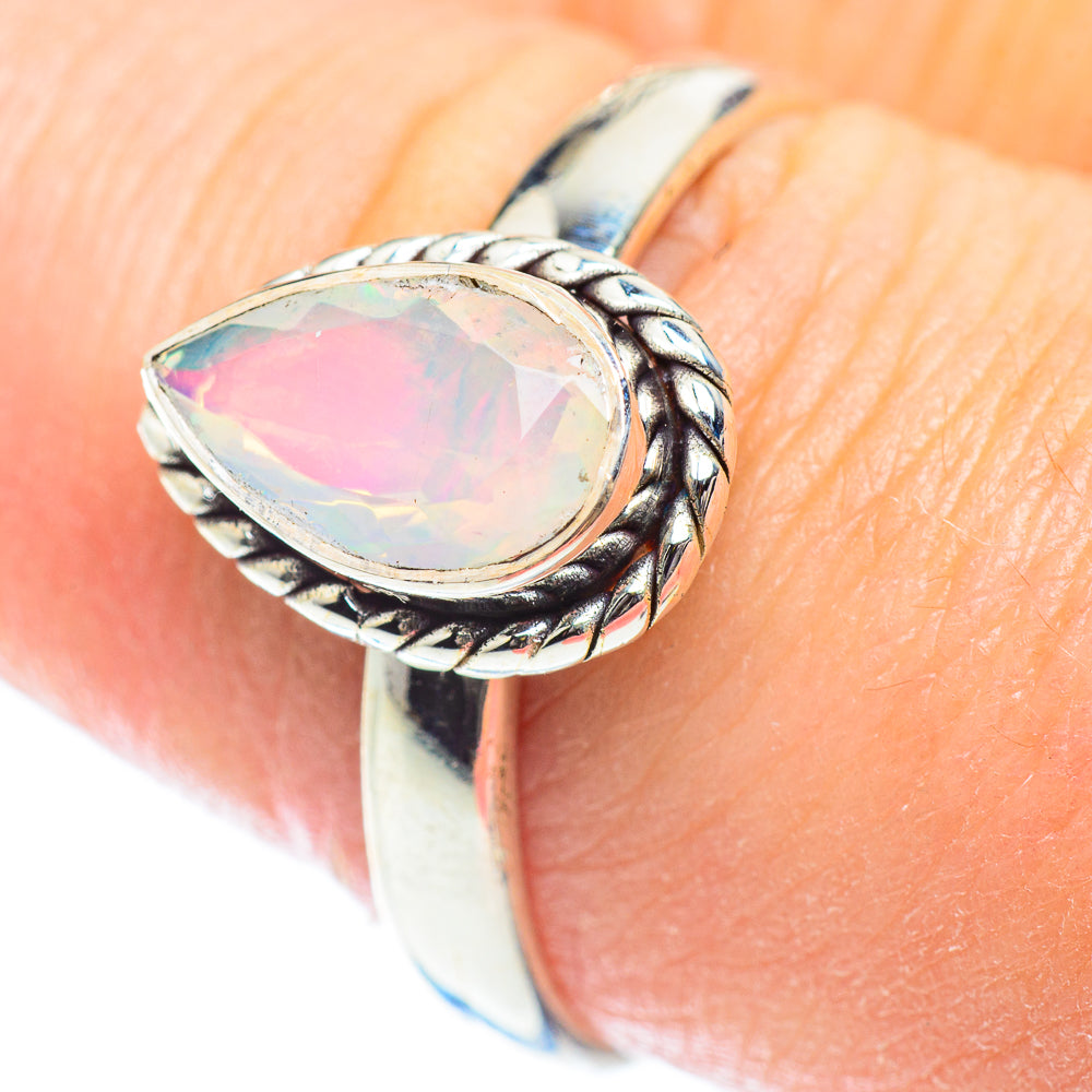 Ethiopian Opal Rings handcrafted by Ana Silver Co - RING53579