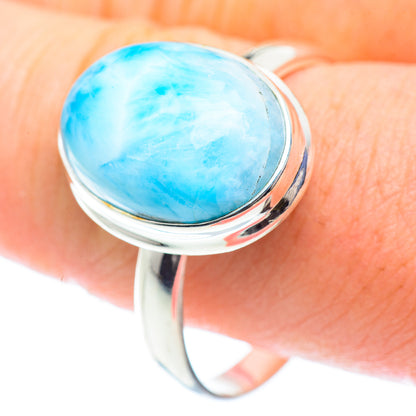 Larimar Rings handcrafted by Ana Silver Co - RING53641