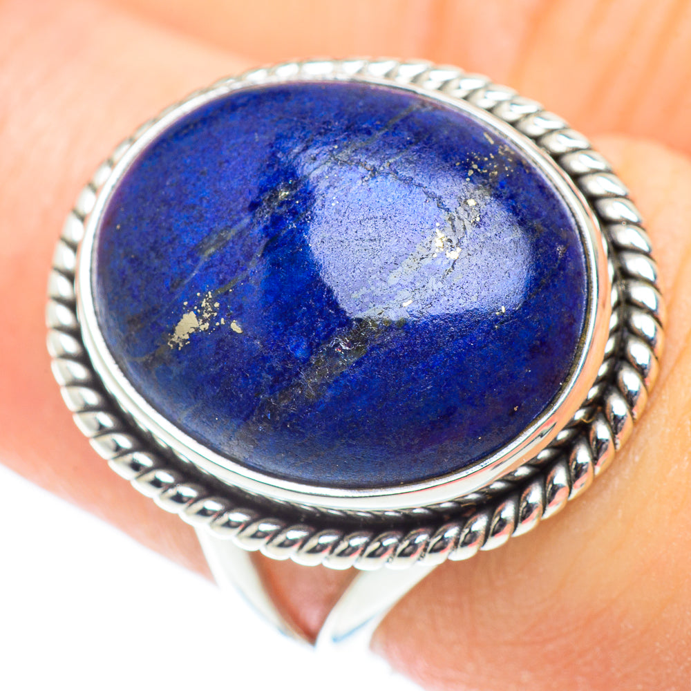 Lapis Lazuli Rings handcrafted by Ana Silver Co - RING53656
