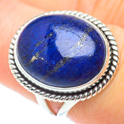 Lapis Lazuli Rings handcrafted by Ana Silver Co - RING53656