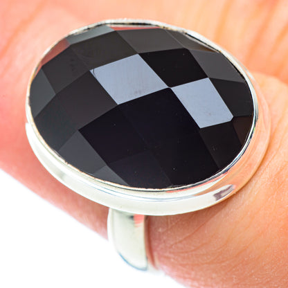 Black Onyx Rings handcrafted by Ana Silver Co - RING53665