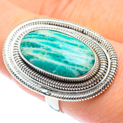 Amazonite Rings handcrafted by Ana Silver Co - RING53684