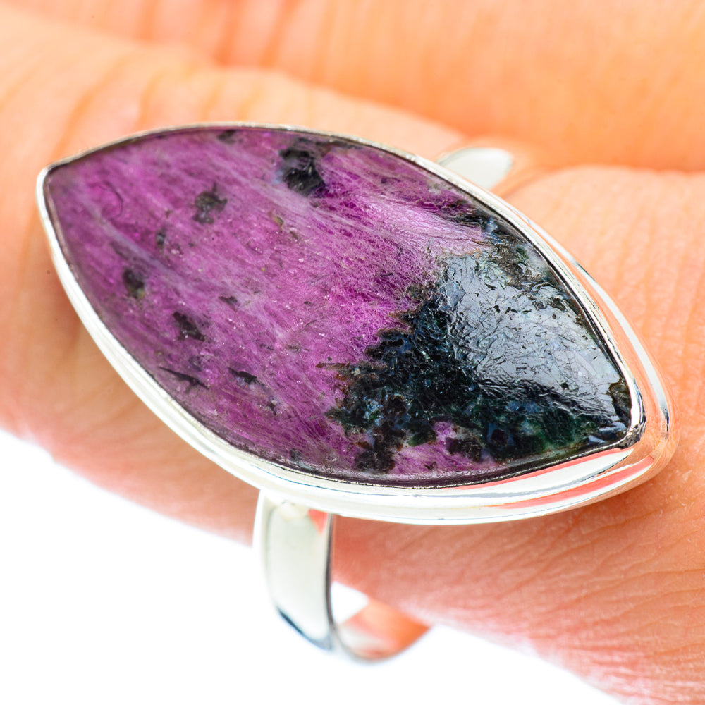 Ruby Fuchsite Rings handcrafted by Ana Silver Co - RING53702