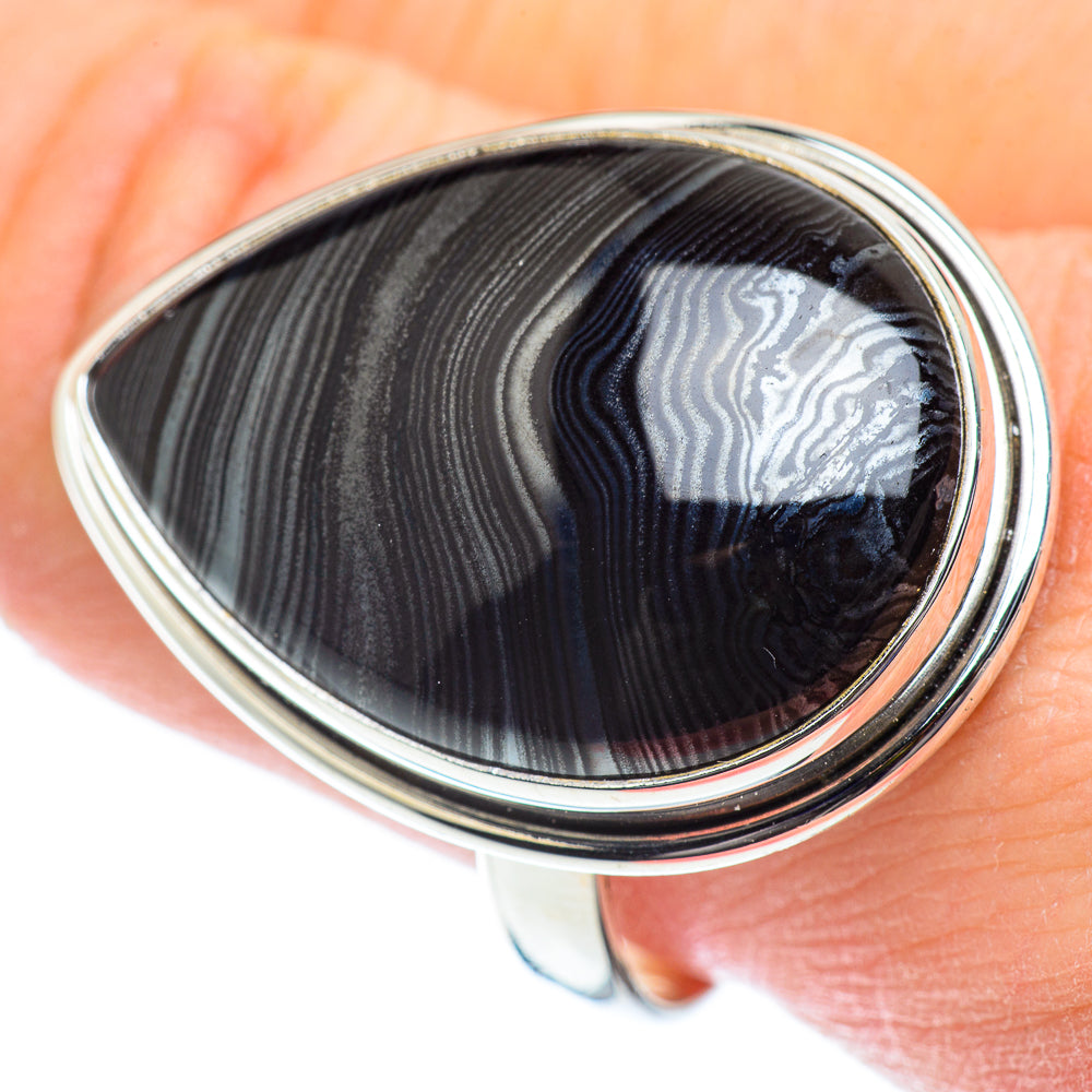 Psilomelane Rings handcrafted by Ana Silver Co - RING53708