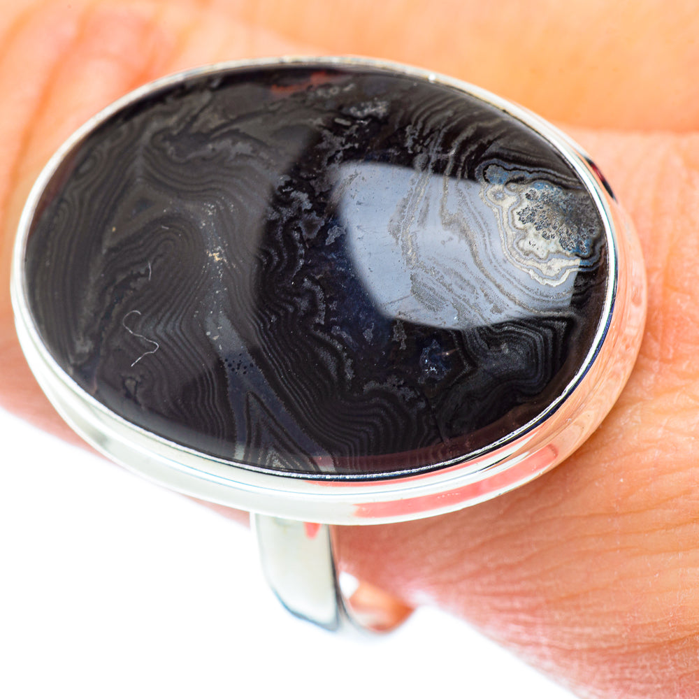 Psilomelane Rings handcrafted by Ana Silver Co - RING53713
