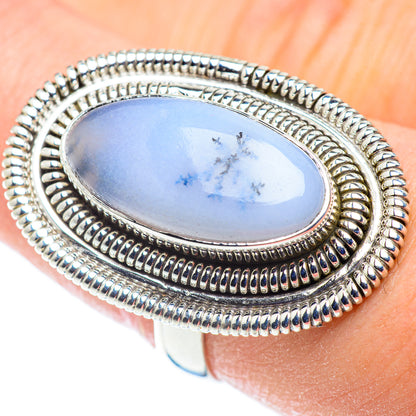 Dendritic Opal Rings handcrafted by Ana Silver Co - RING53717