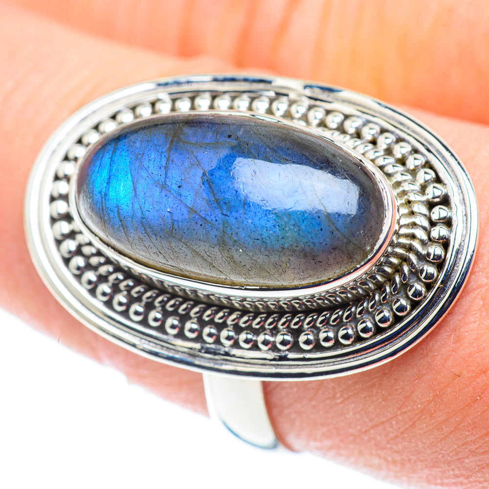 Labradorite Rings handcrafted by Ana Silver Co - RING53724