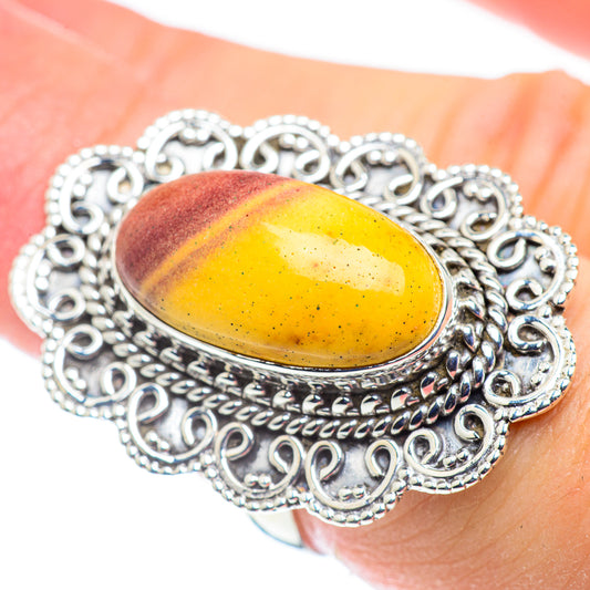 Mookaite Rings handcrafted by Ana Silver Co - RING53737