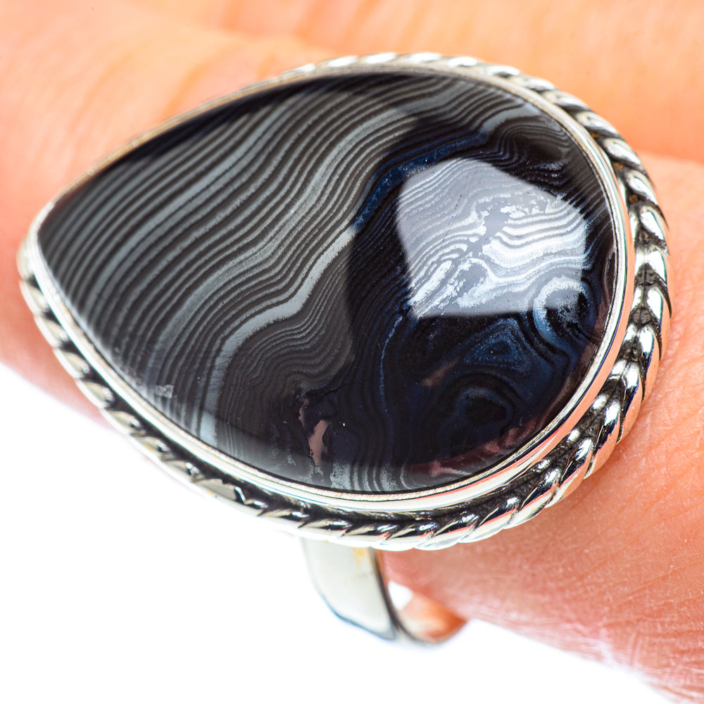 Psilomelane Rings handcrafted by Ana Silver Co - RING53749