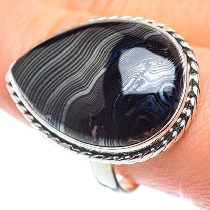 Psilomelane Rings handcrafted by Ana Silver Co - RING53749