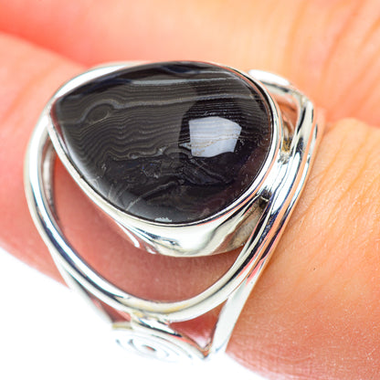 Psilomelane Rings handcrafted by Ana Silver Co - RING53751