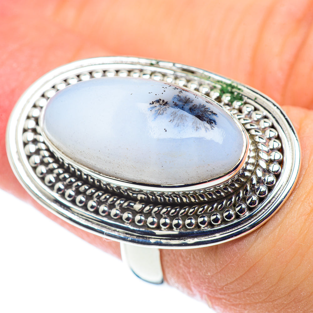 Dendritic Opal Rings handcrafted by Ana Silver Co - RING53759