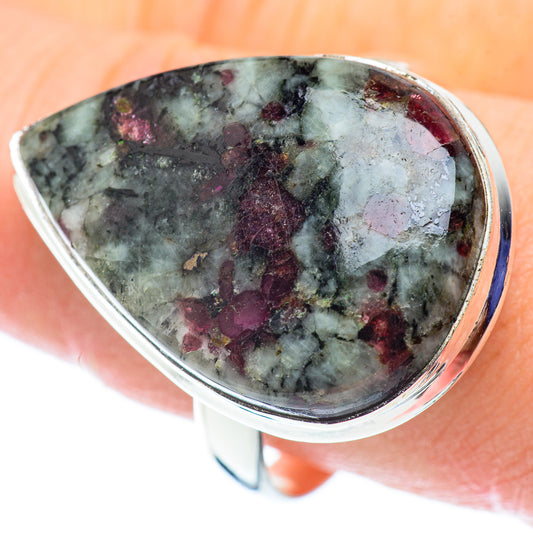 Russian Eudialyte Rings handcrafted by Ana Silver Co - RING53761