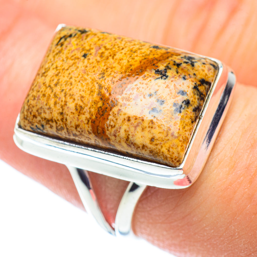 Picture Jasper Rings handcrafted by Ana Silver Co - RING53773
