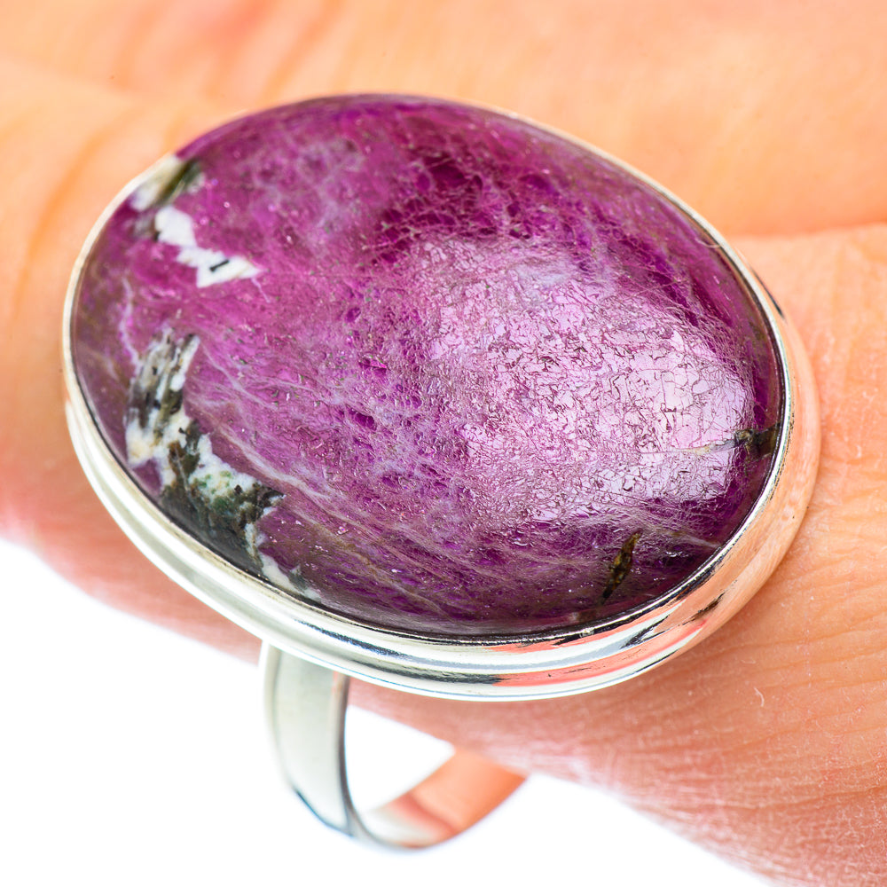 Ruby Fuchsite Rings handcrafted by Ana Silver Co - RING53777