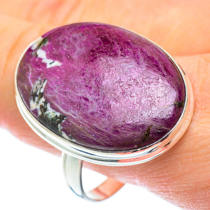 Ruby Fuchsite Rings handcrafted by Ana Silver Co - RING53777